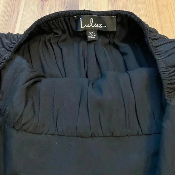 Lulu’s Midi Dress Tiered Tie Back Cut Out Cocktail Casual Wedding Party Like New - Picture 8 of 14